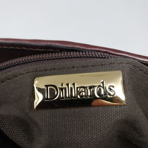 Dillard's Brown Leather Crossbody Bag - Picture 16 of 16
